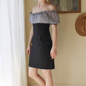 Polkadot Milkmaid Dress